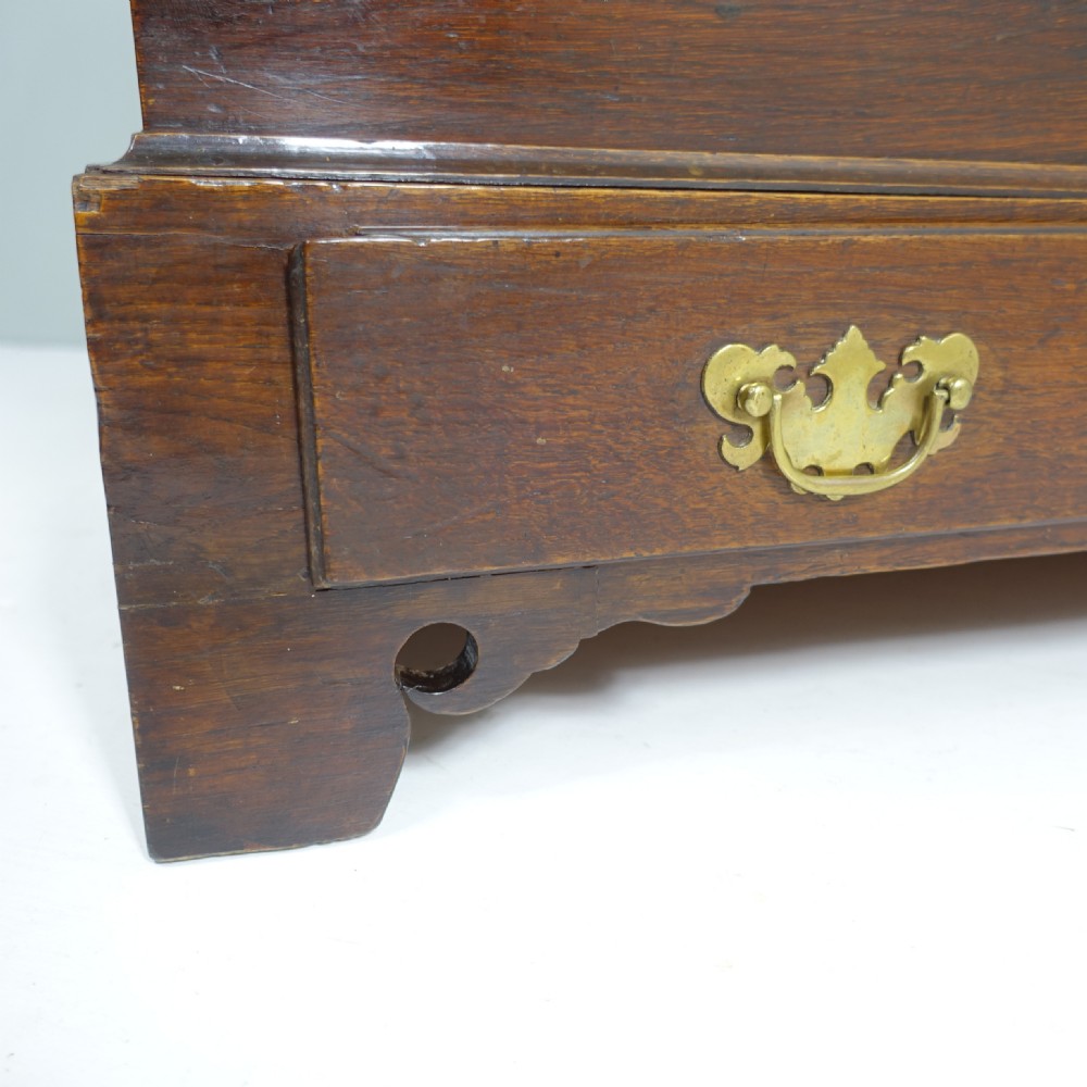 18TH C OAK CHEST COFFER BACHE View IV