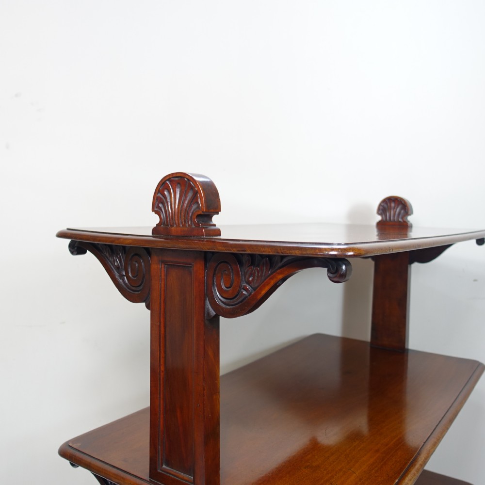 WILLIAM IV MAHOGANY BUFFET, DUMB WAITER View III