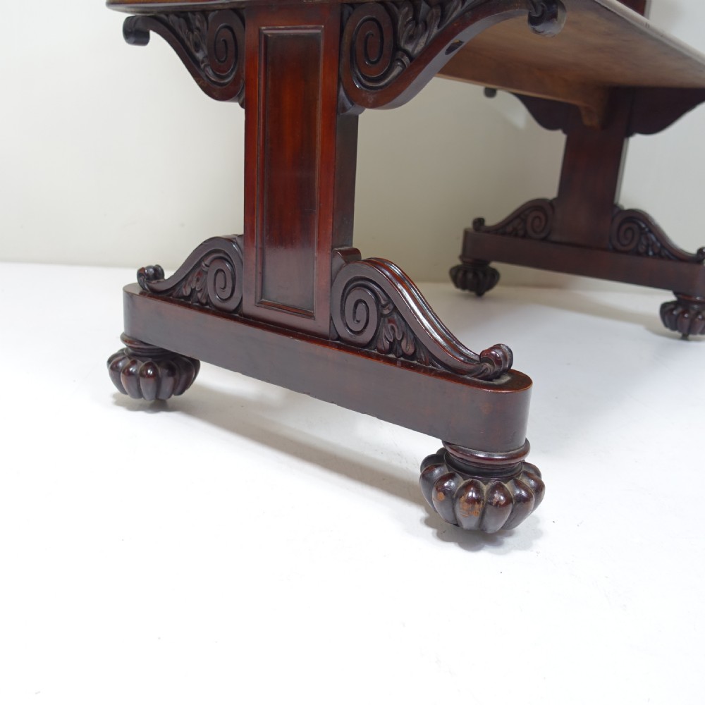WILLIAM IV MAHOGANY BUFFET, DUMB WAITER View V