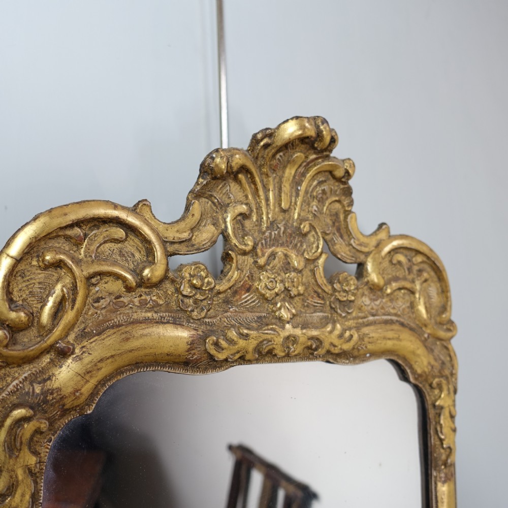 SMALL 19TH C GILT WALL MIRROR View III