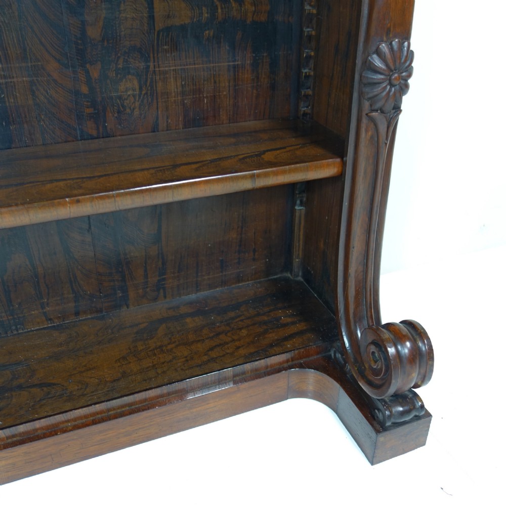19TH C MARBLE TOPPED BOOKCASE View V