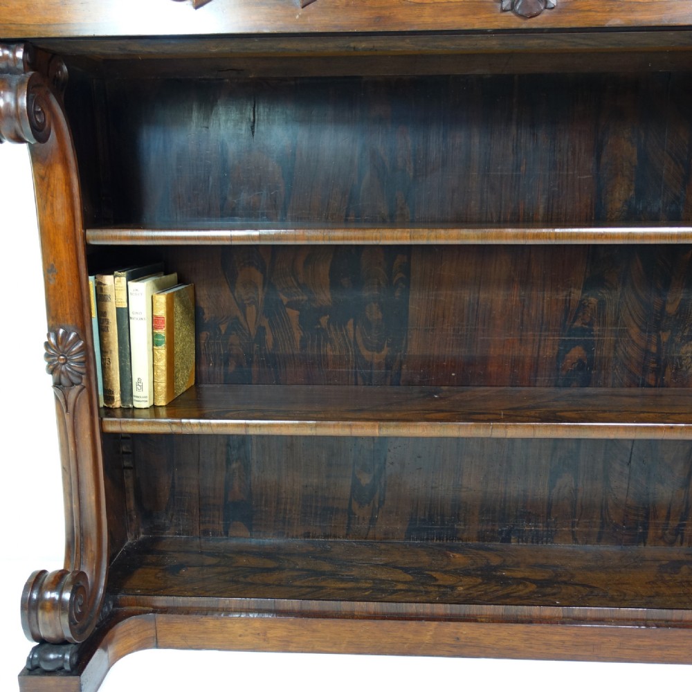 19TH C MARBLE TOPPED BOOKCASE View VI