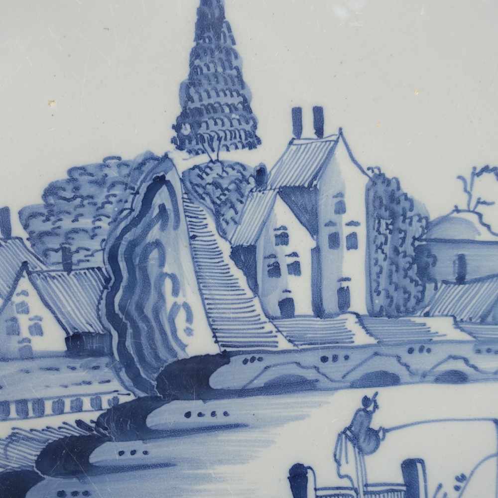 18TH C DELFT CHARAGER View VI