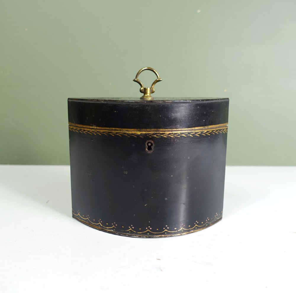REGENCY TOLE TEA CADDY