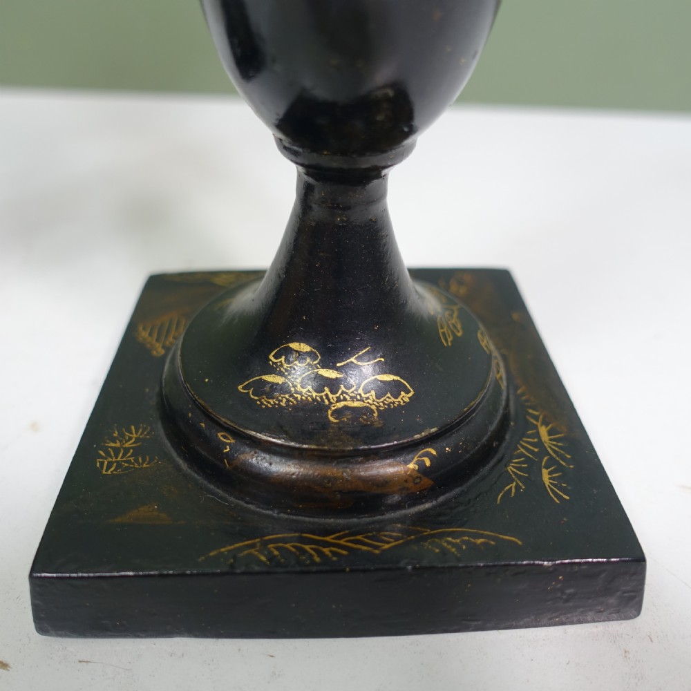 PAIR OF REGENCY TOLE CANDLESTICKS View IV