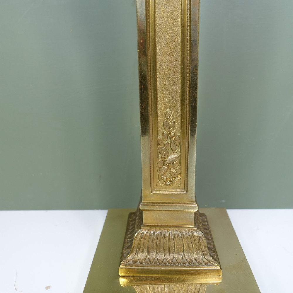 19TH C BRASS LAMP BASE View VI