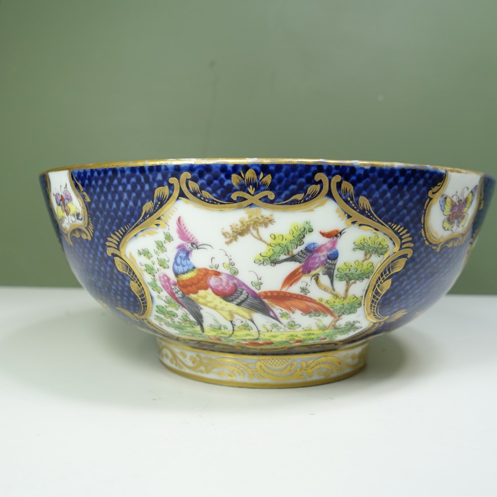 19TH C DECORATED CENTRE BOWL View III