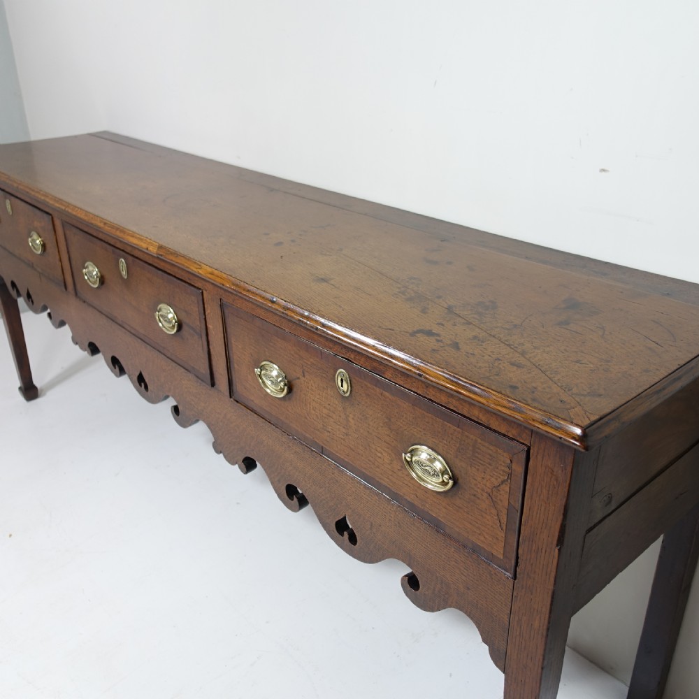 18TH C OAK DRESSER View III