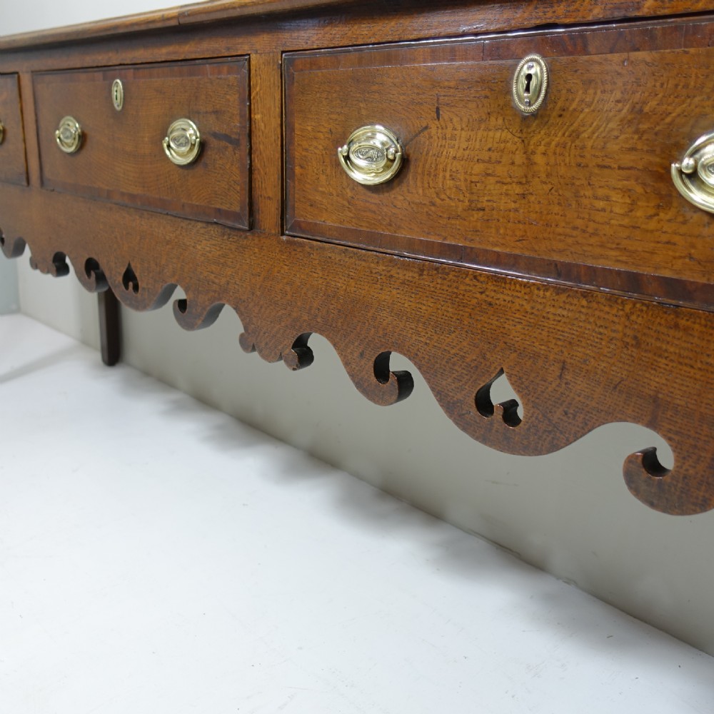 18TH C OAK DRESSER View V