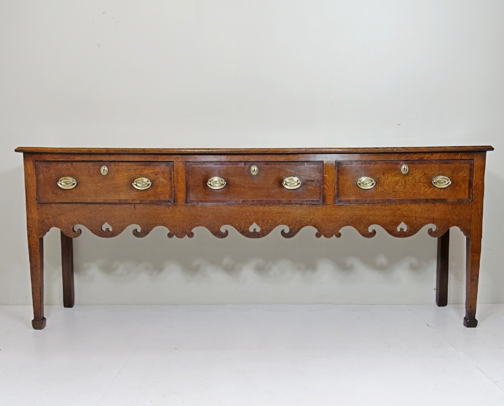 18TH C OAK DRESSER