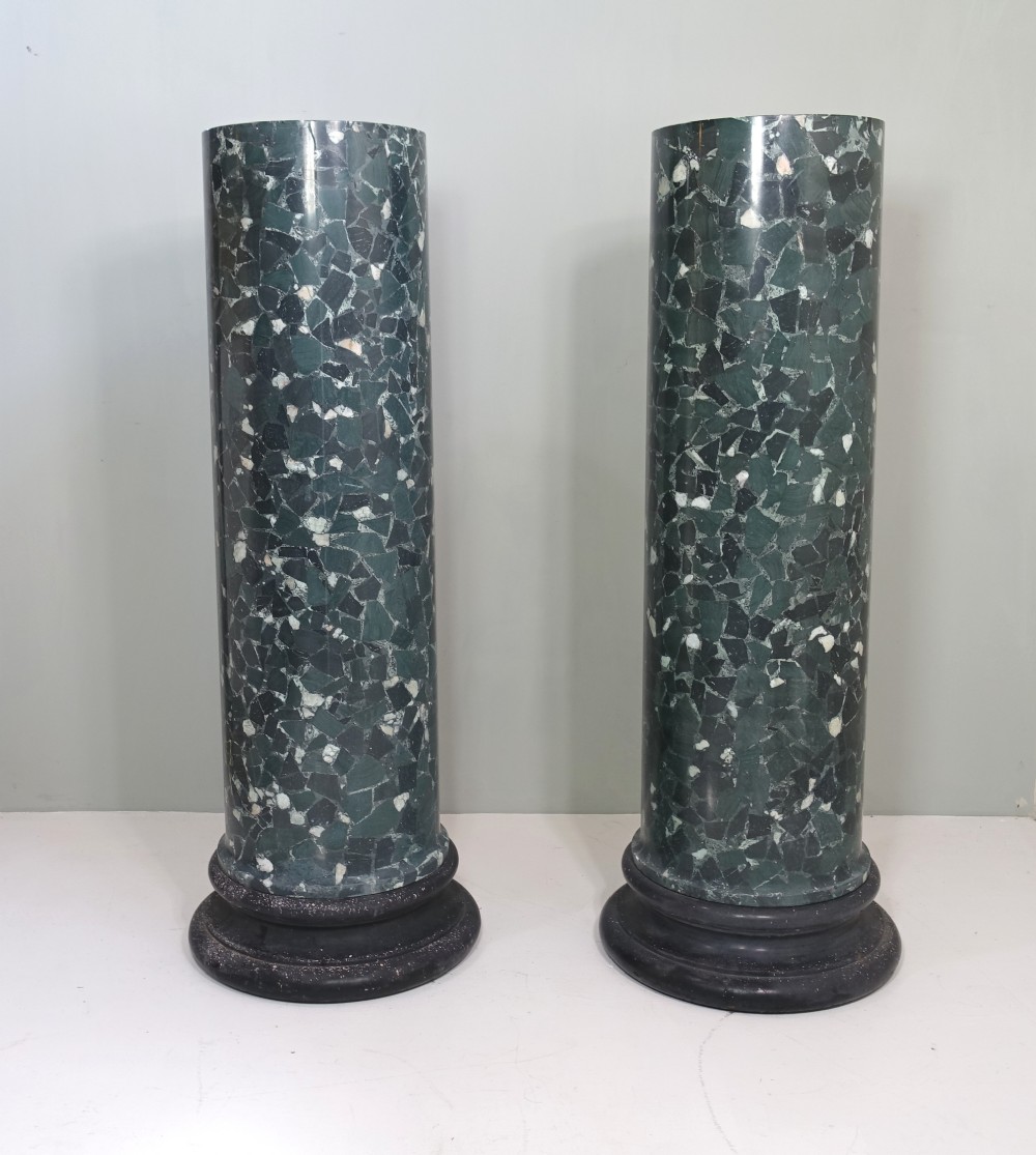 LARGE PAIR OF SCAGILOLA PEDESTALS
