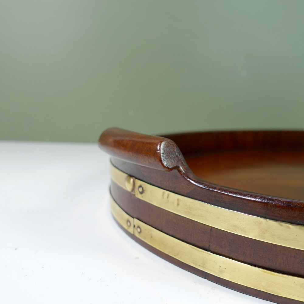 EARLY 19TH C MAHOGANY TRAY View IV