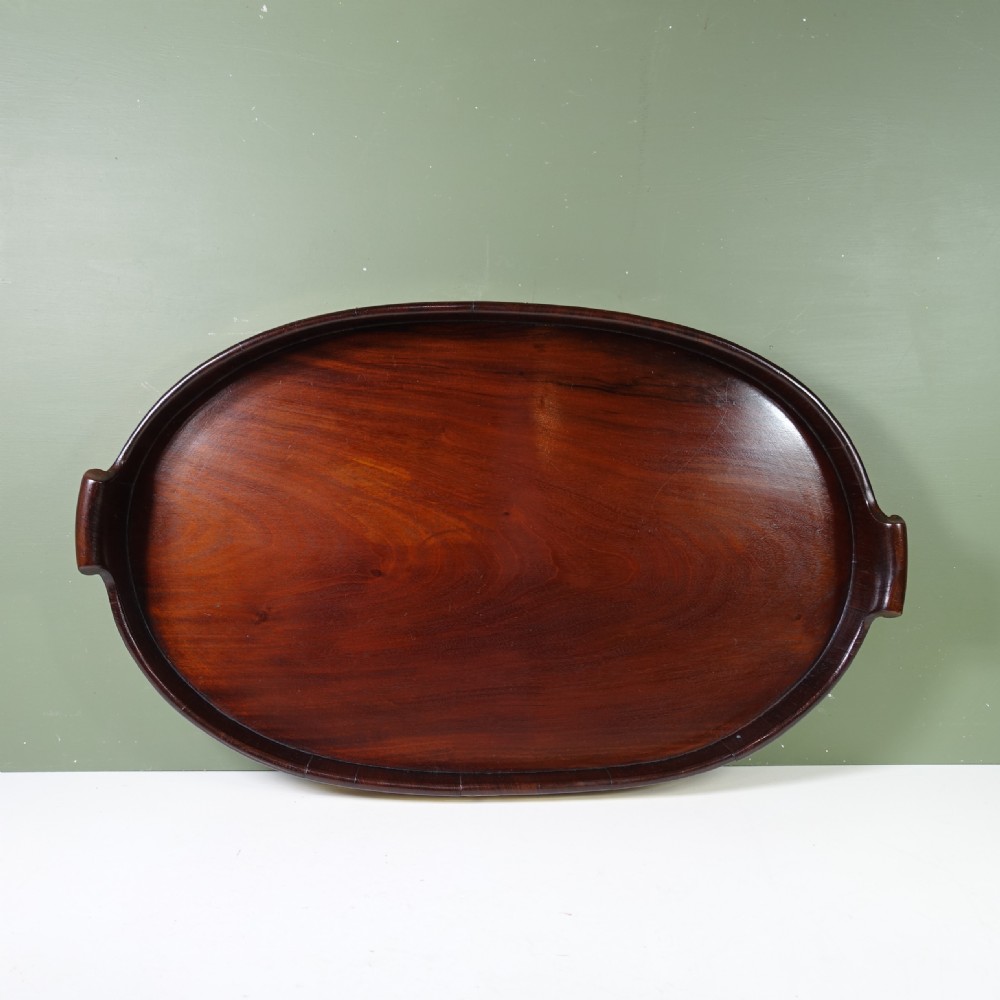 EARLY 19TH C MAHOGANY TRAY View V