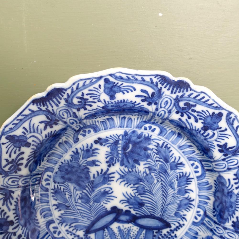PAIR OF 18TH C DELFT PLATES View VI