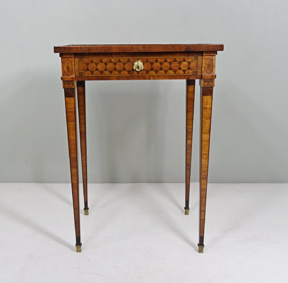 EARLY 19TH C SIDE TABLE, WRITING TABLE