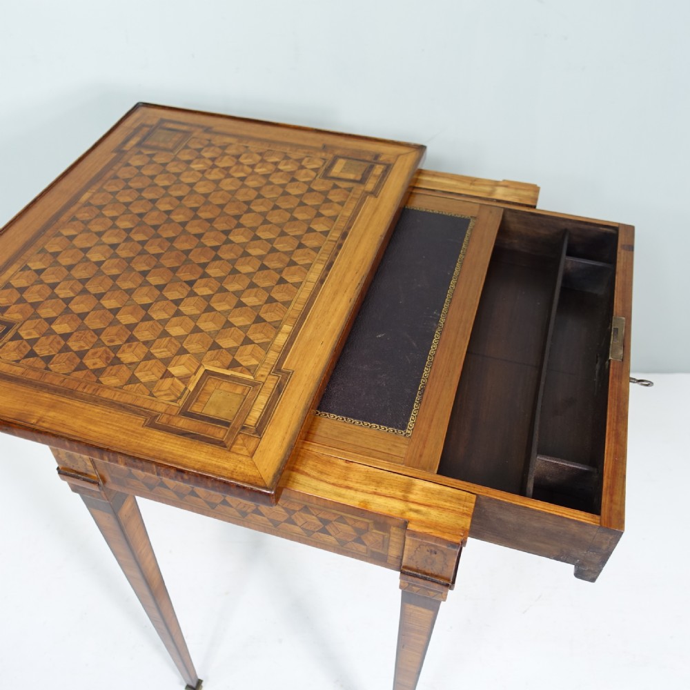 EARLY 19TH C SIDE TABLE, WRITING TABLE View IV