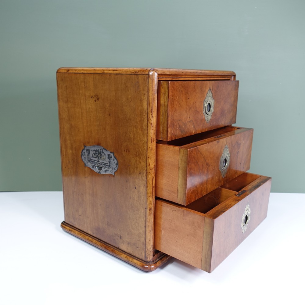 19TH C WALNUT CABINET, HUMIDOR View IV