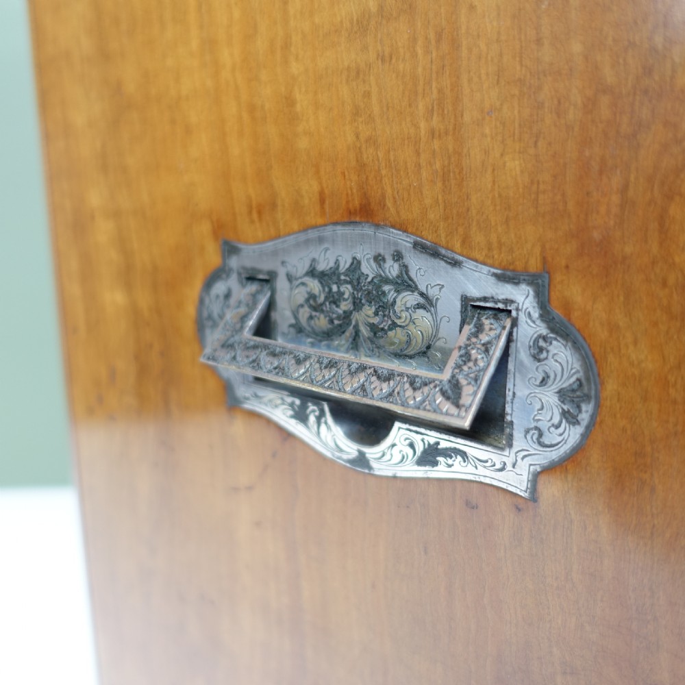 19TH C WALNUT CABINET, HUMIDOR View V