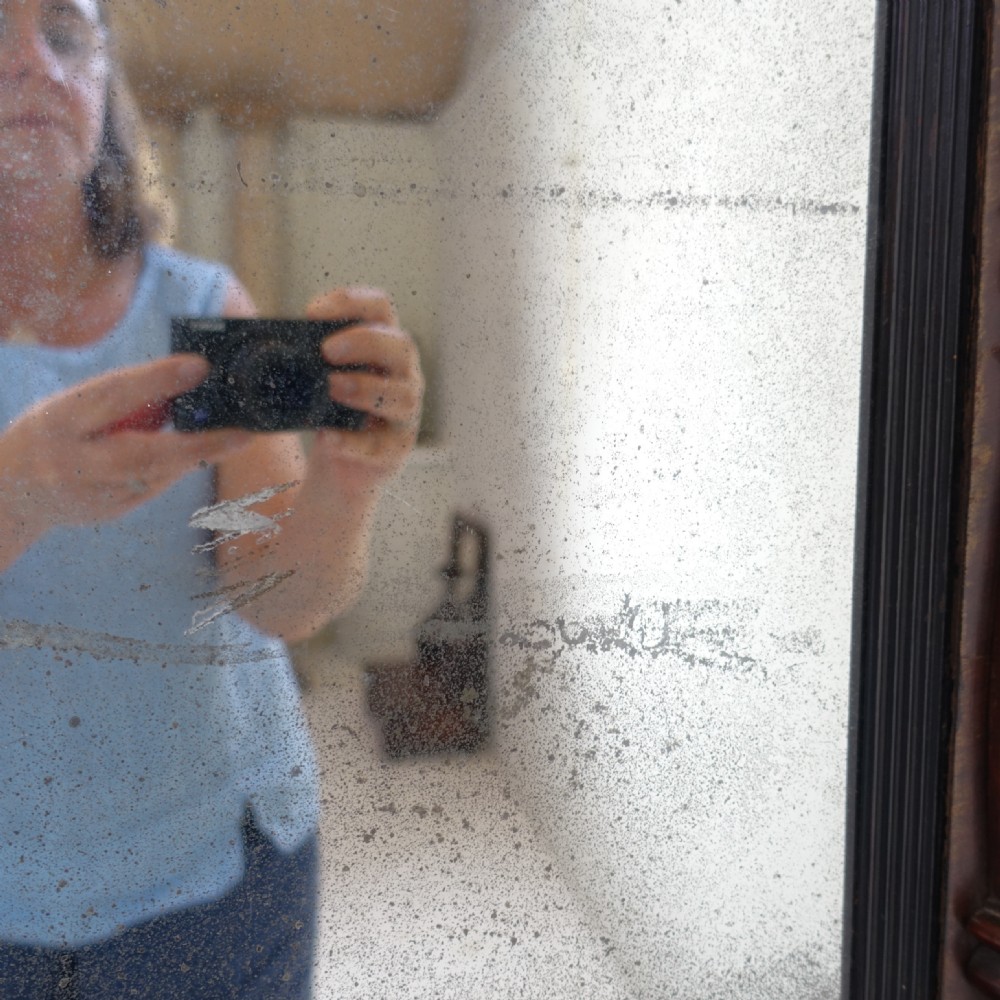 EARLY 19TH C MAHOGANY MIRROR View VI