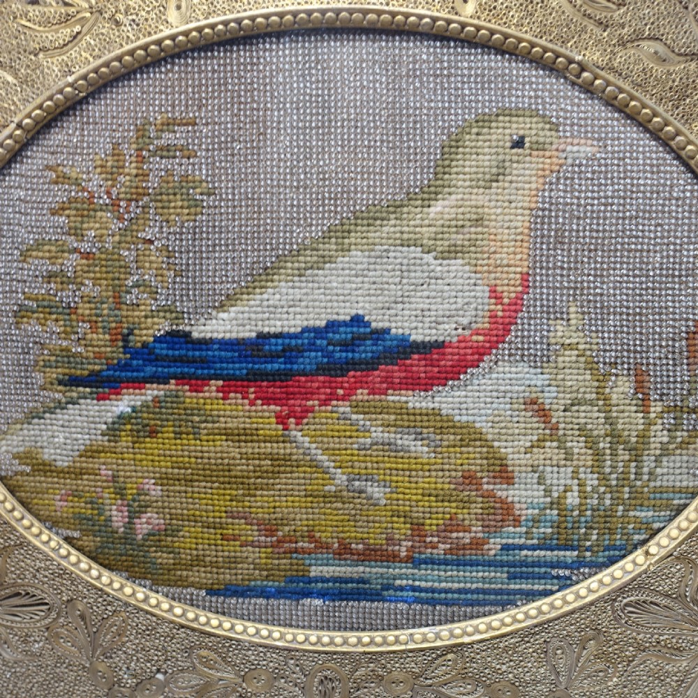 TWO 19TH C NEEDLEWORK PICTURES View V