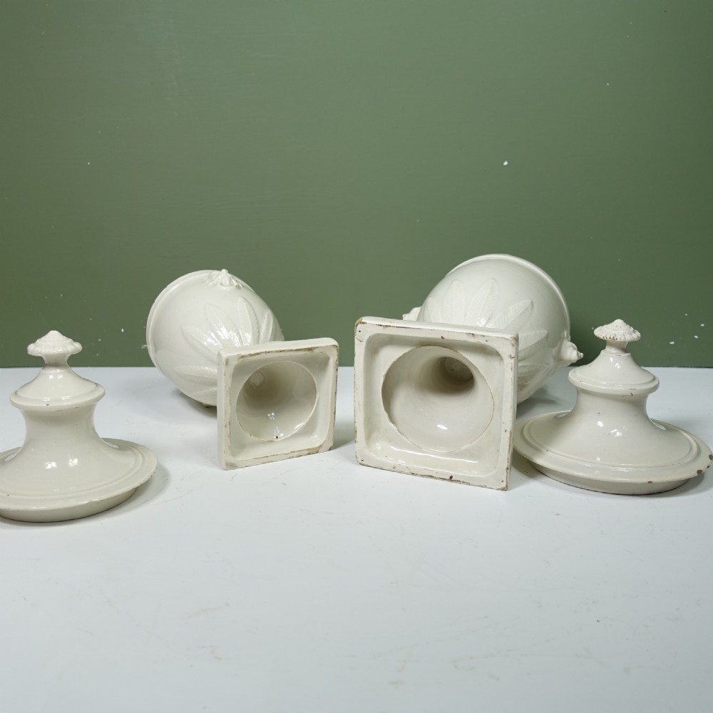 TWO EARLY 19TH C CLASSICAL VASES & COVERS View VII