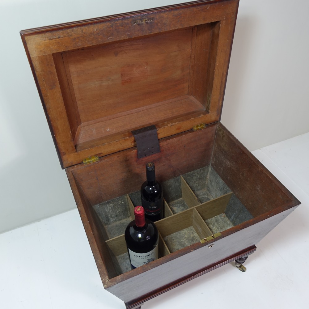 REGENCY MAHOGANY CELLARETTE View III