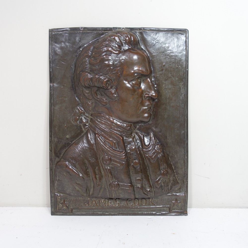 SET OF THREE COPPER PANEL PORTRAITS View III
