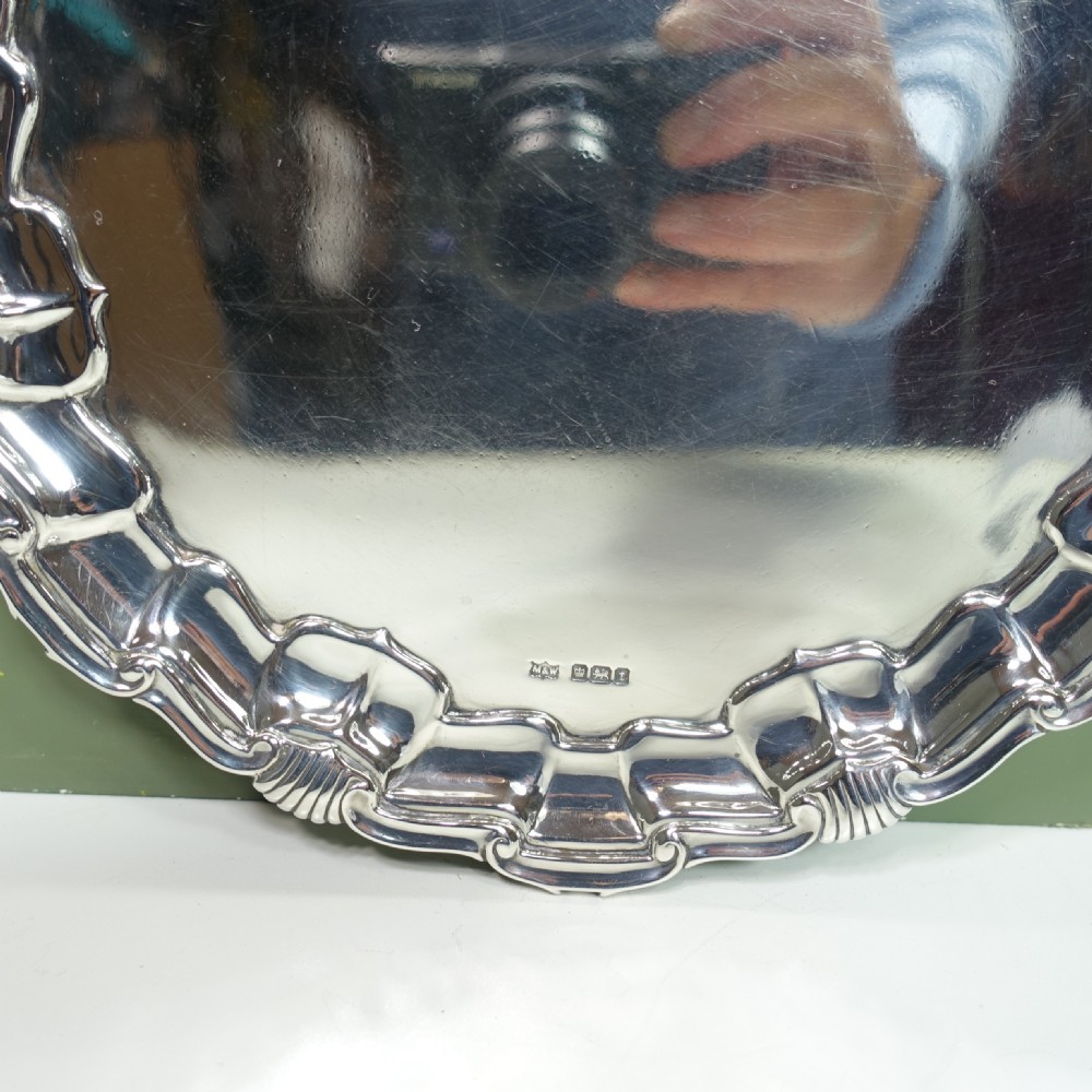 SILVER SALVER BY MAPPIN & WEBB View VII