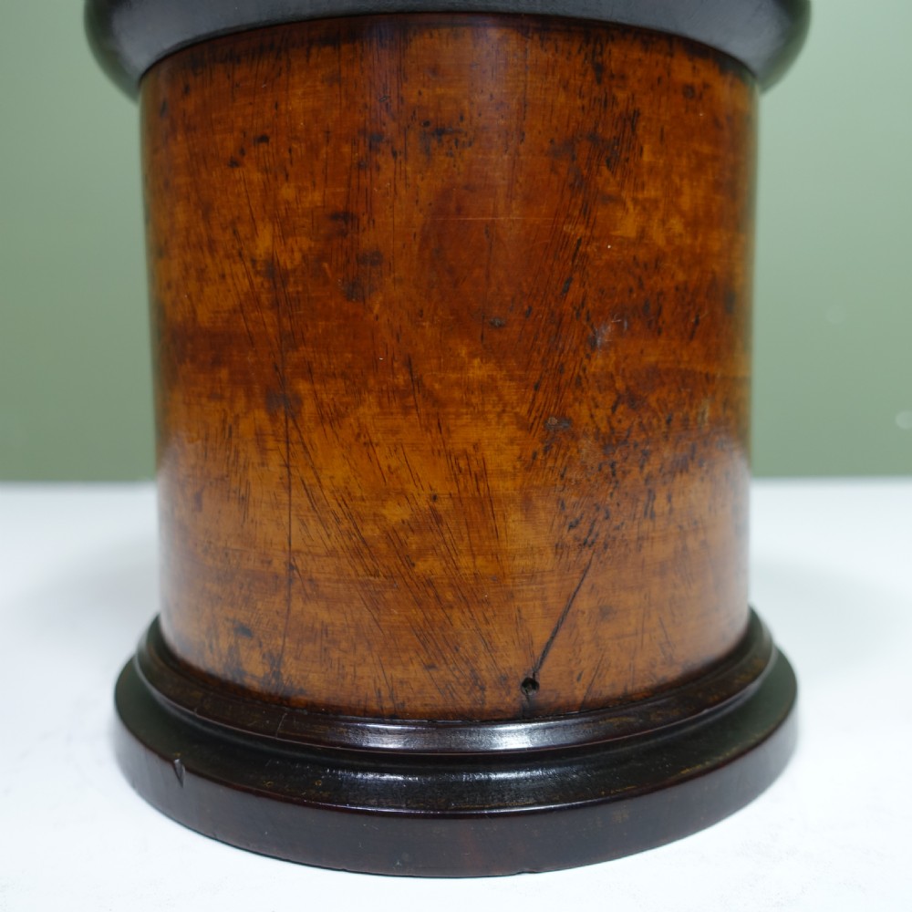 19TH C LIGNUM VITAE STRING BARREL View IV
