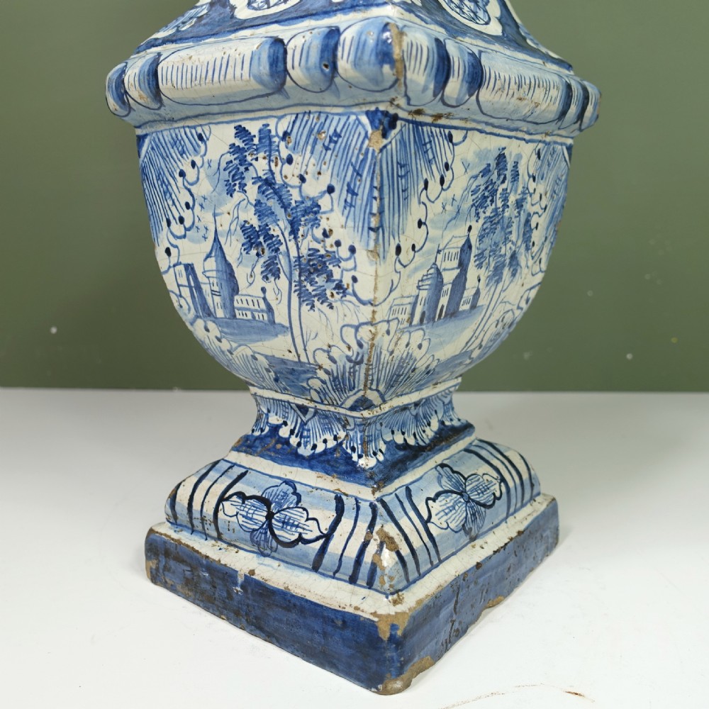 EARLY 18TH C DELFT BALUSTER View III