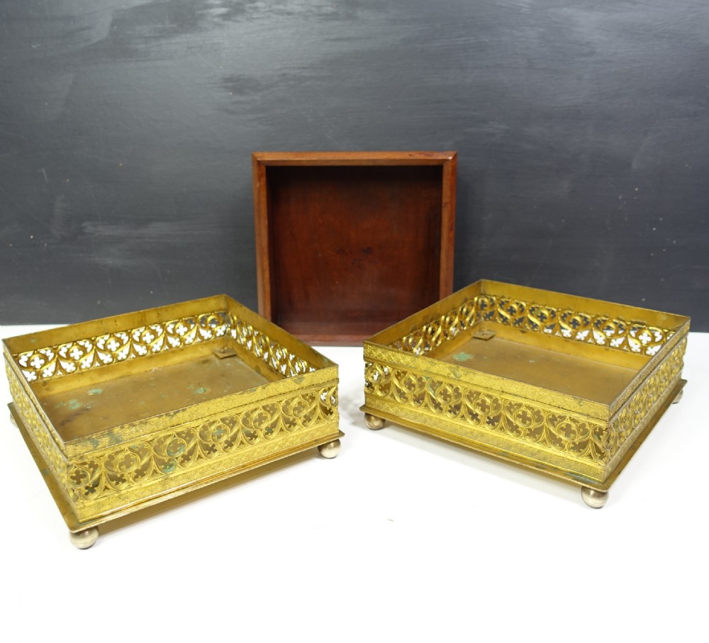 PAIR OF 19TH C DECANTER OR BOTTLE COASTERS View V