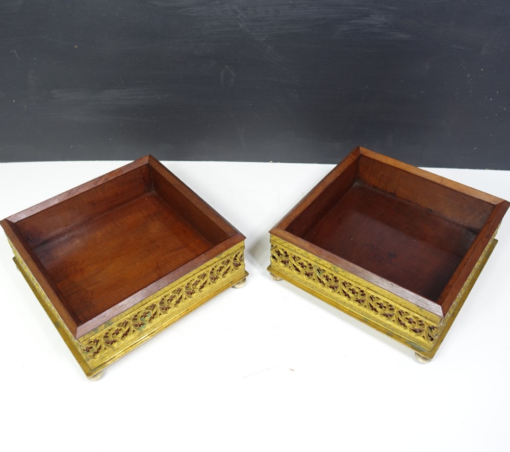 PAIR OF 19TH C DECANTER OR BOTTLE COASTERS View VI