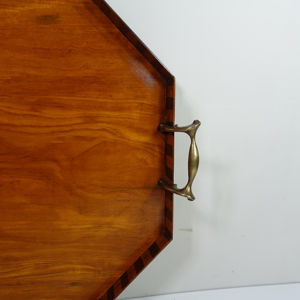 19TH C SATINWOOD TRAY View II
