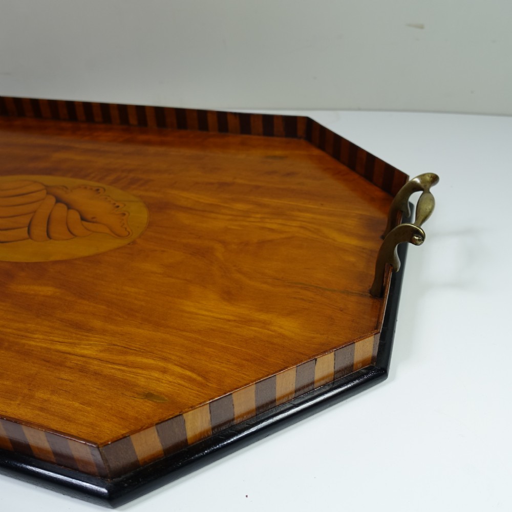 19TH C SATINWOOD TRAY View IV