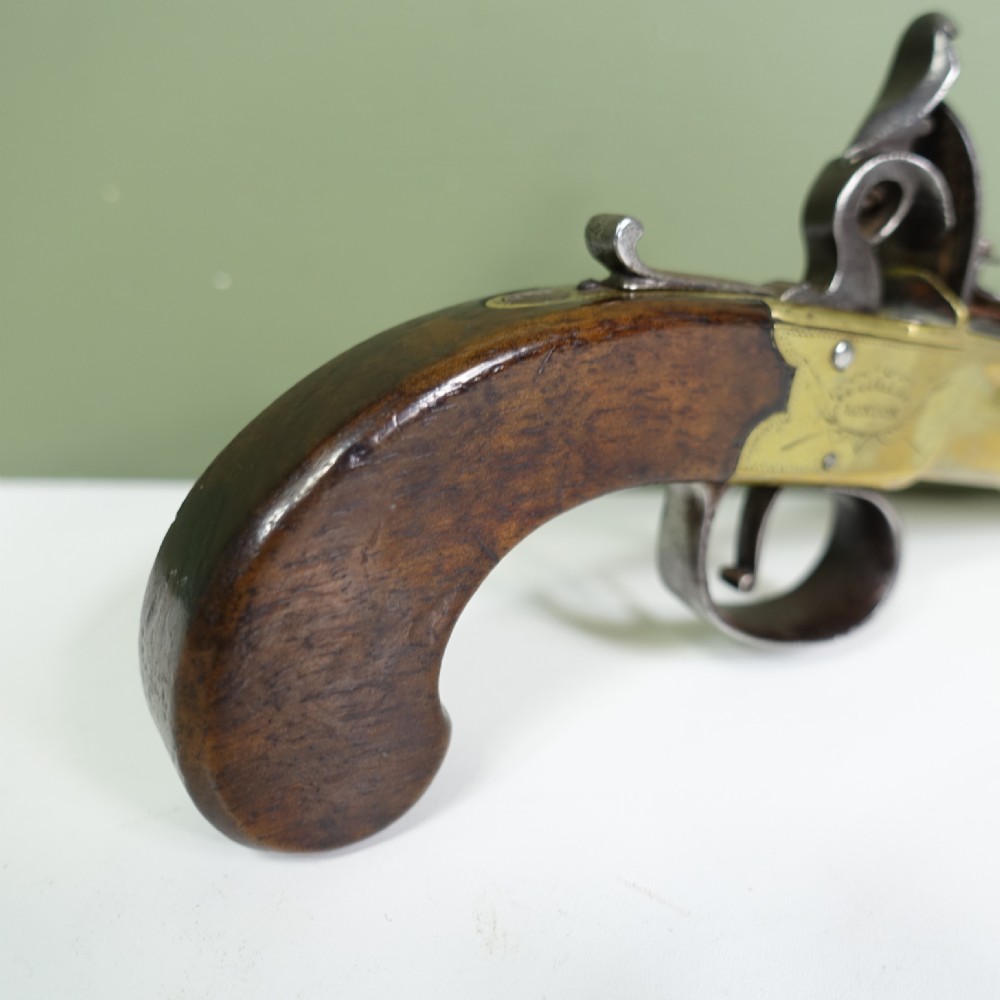 18TH C FLINTLOCK PISTOL BY LONDON MAKER View VI
