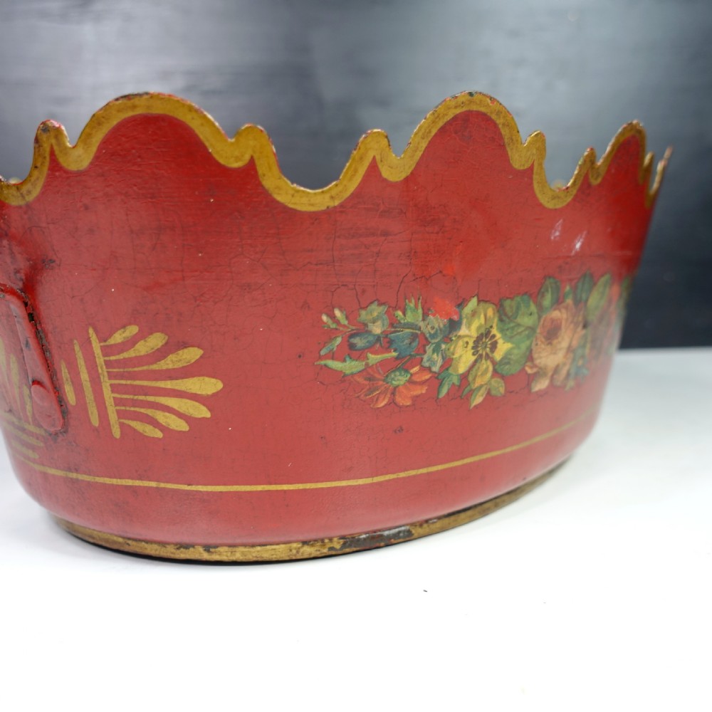 19TH C TOLE BASKET View IV