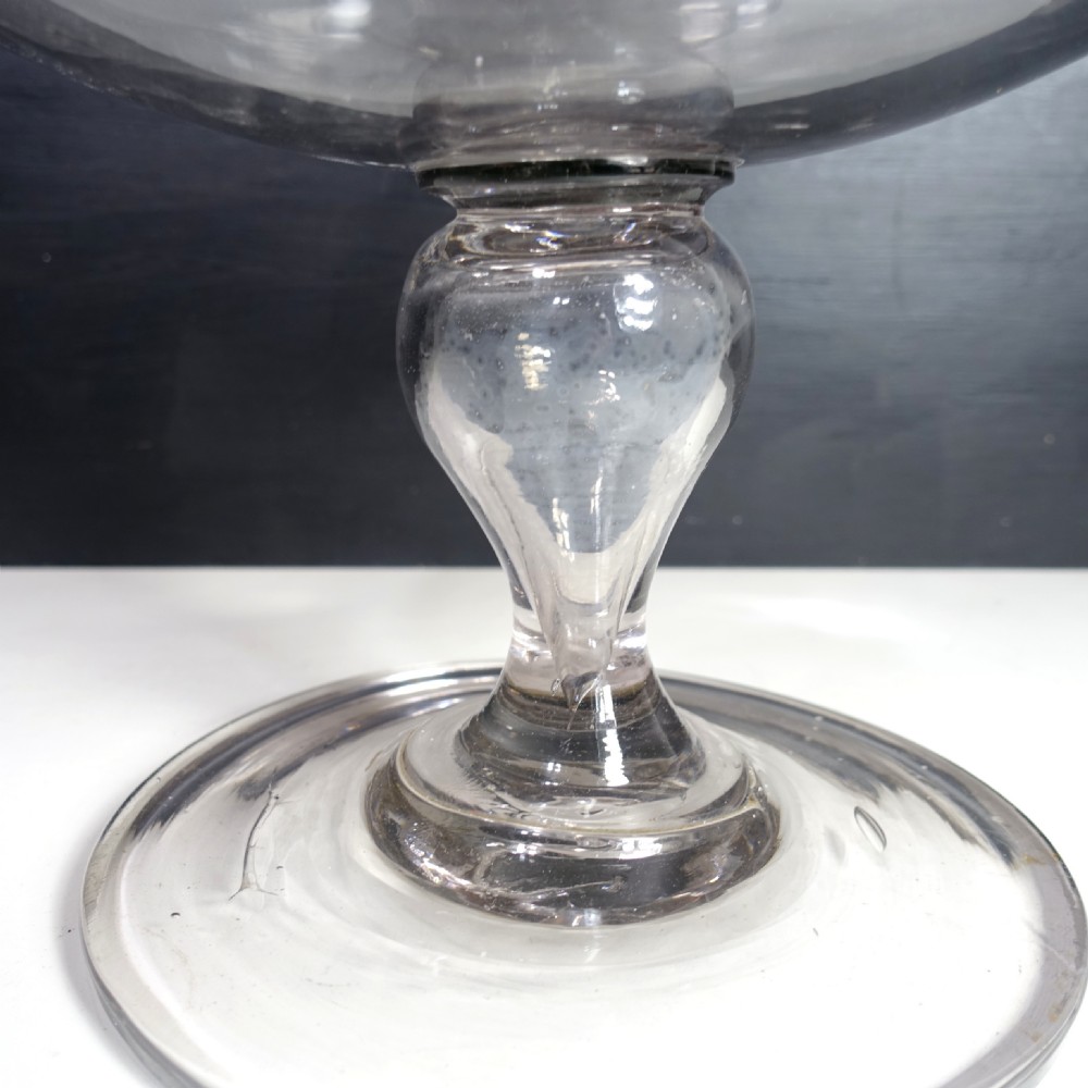 LARGE 18TH C GLASS LEECH JAR View VII