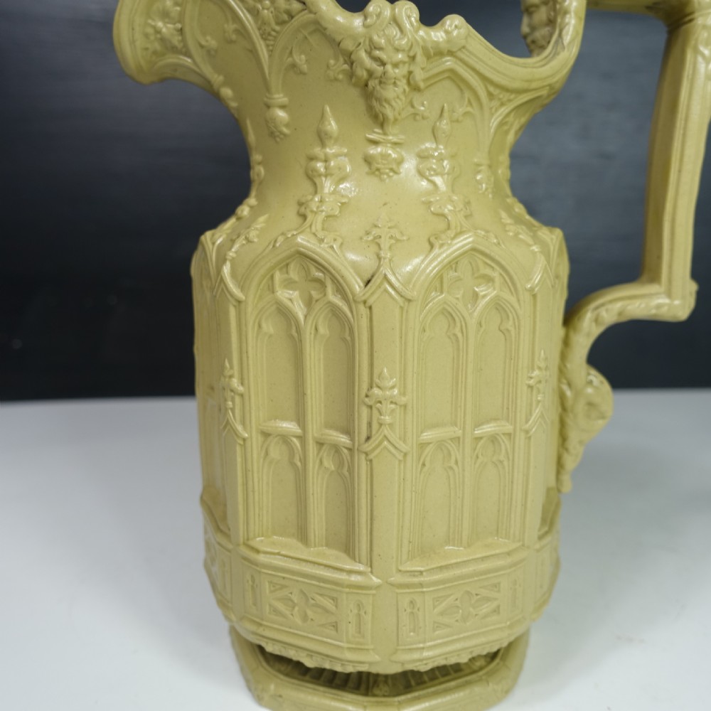 19TH C GOTHIC DECORATED JUG View VI