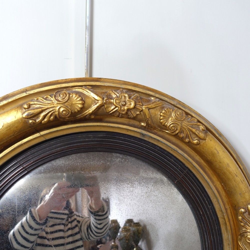 REGENCY GILT CONVEX MIRROR View IV