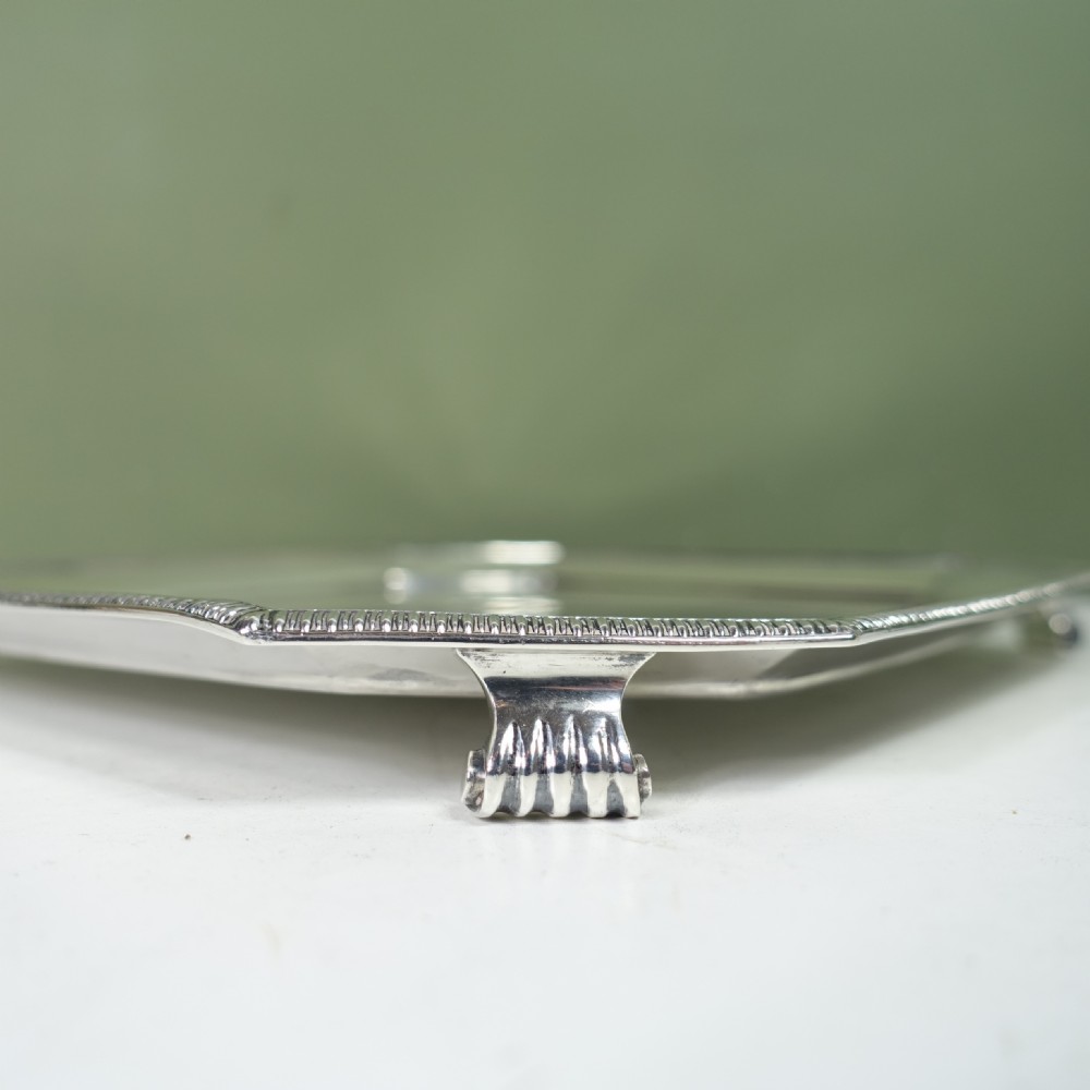 SOLID SILVER SALVER, SHEFFIELD 1933 View VI