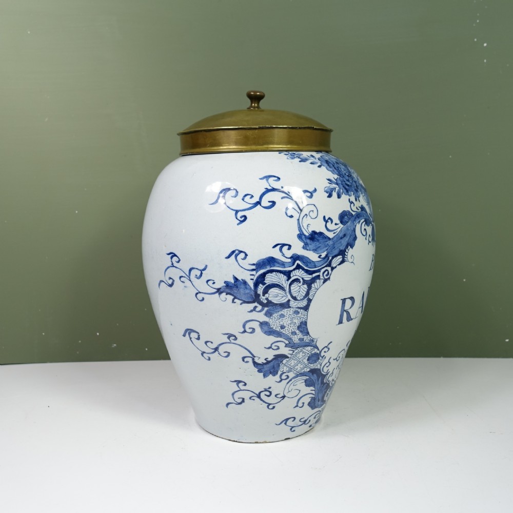 18TH C DELFT JAR View II