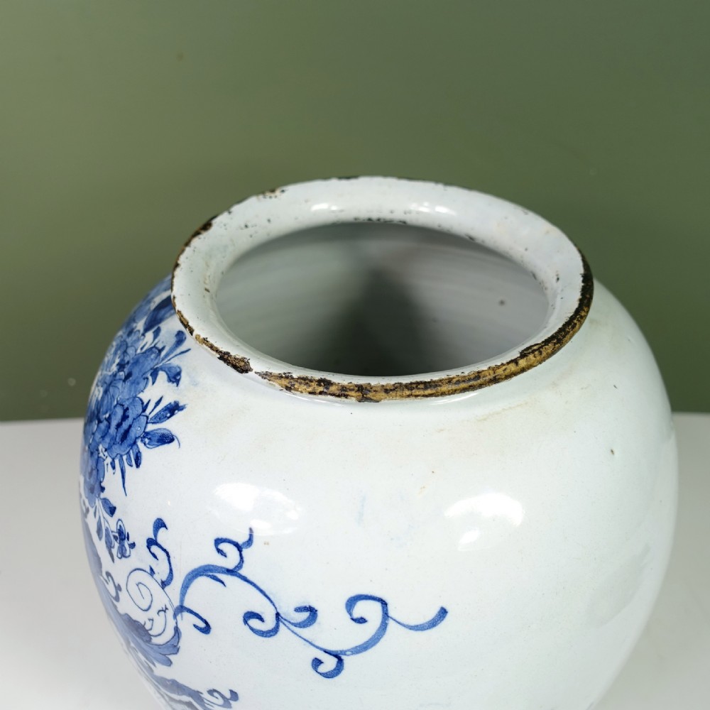 18TH C DELFT JAR View V