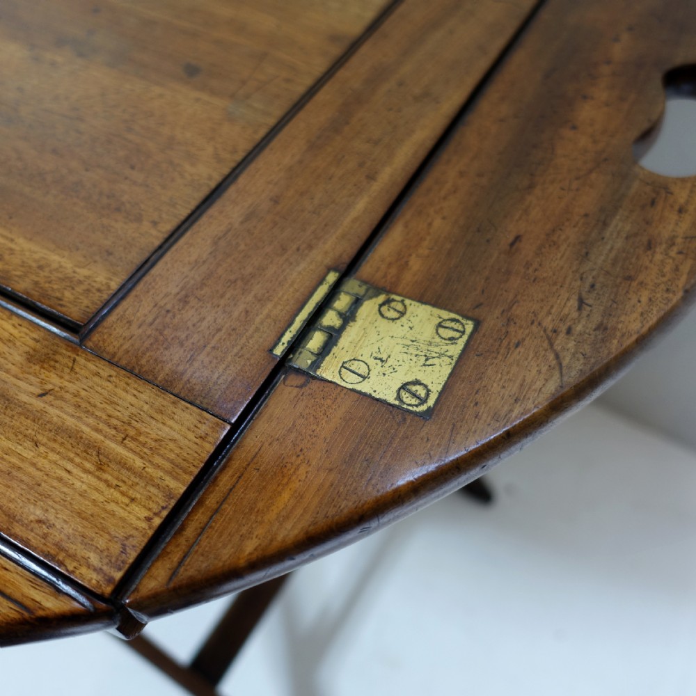 18TH C MAHOGANY BUTLERS TRAY & STAND View VI