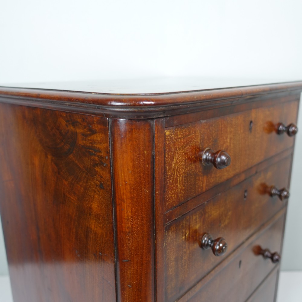 19TH C MAHOGANY TABLE TOP WRITING CABINET View IV