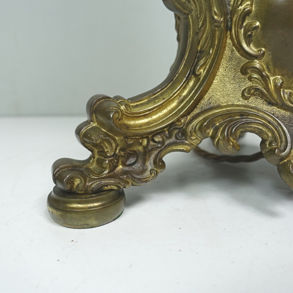 19TH C ORMOLU & BRASS LAMP BASE View IV