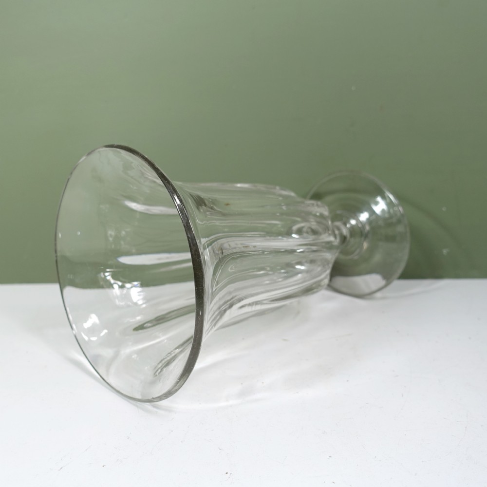 19TH C GLASS CELERY VASE View II