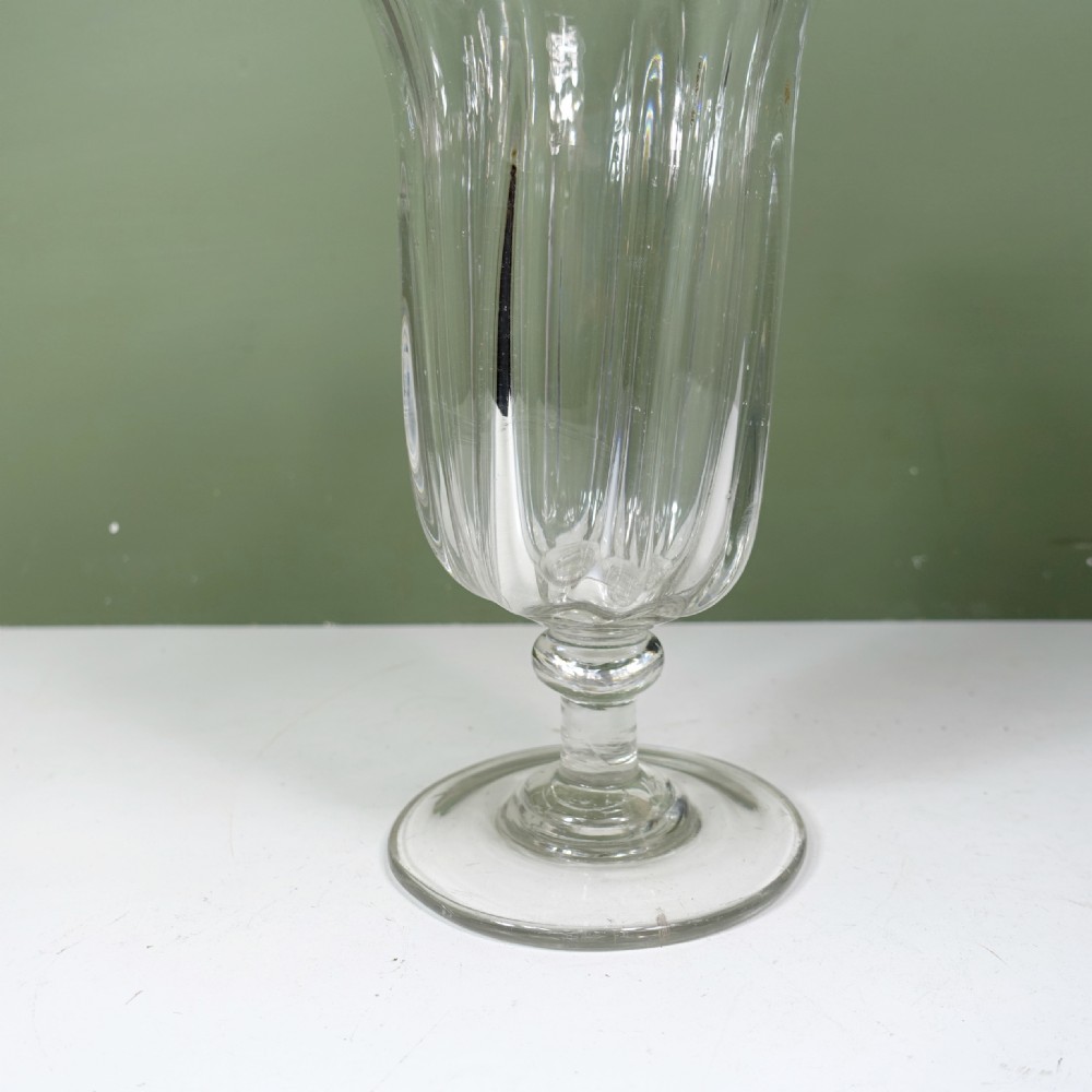 19TH C GLASS CELERY VASE View V