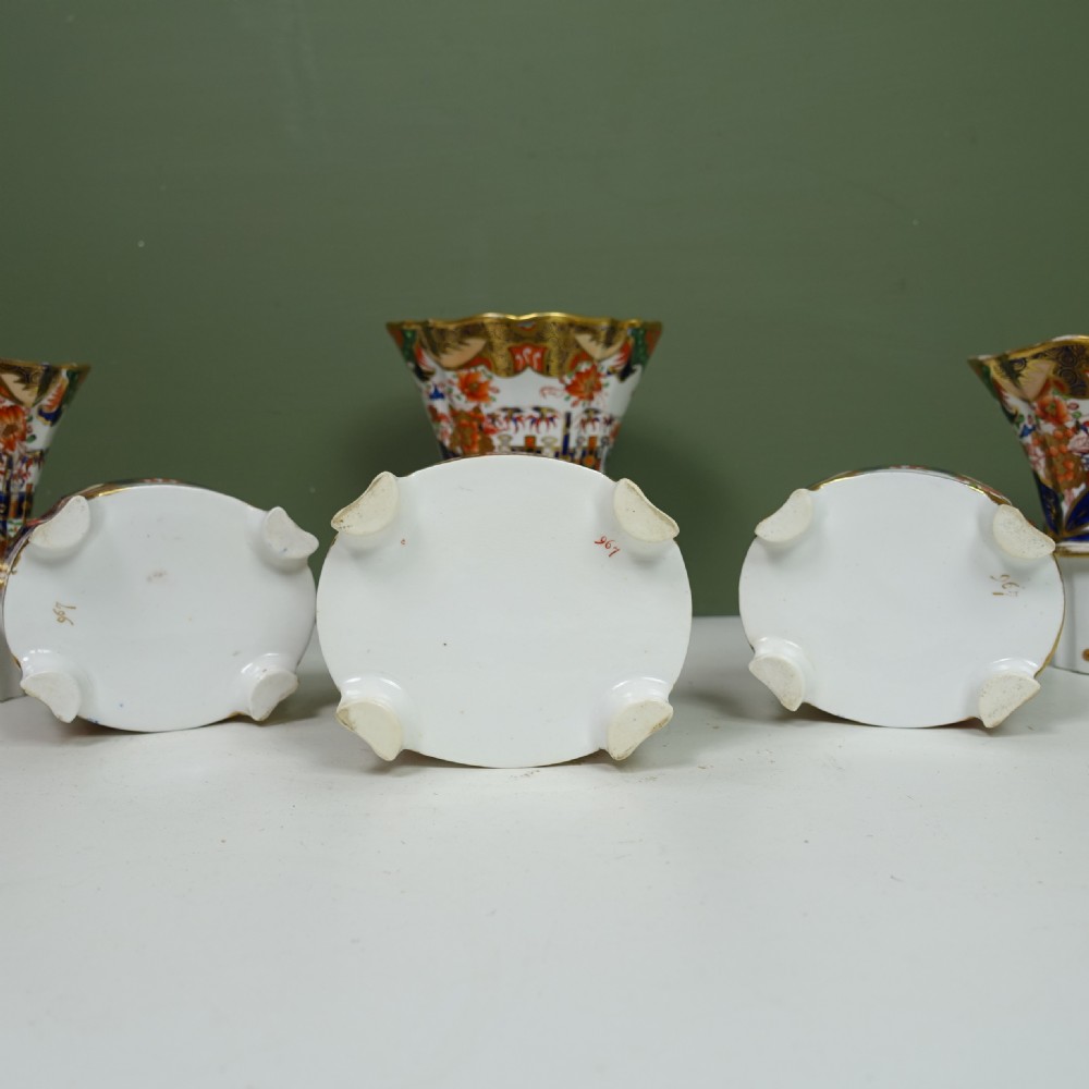 SET OF EARLY 19TH C SPODE VASES View V