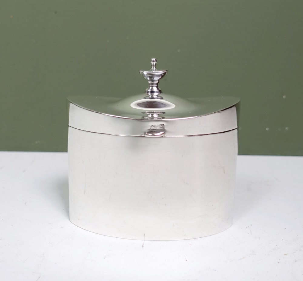 SOLID SILVER MAPPIN & WEBB CADDY 1922