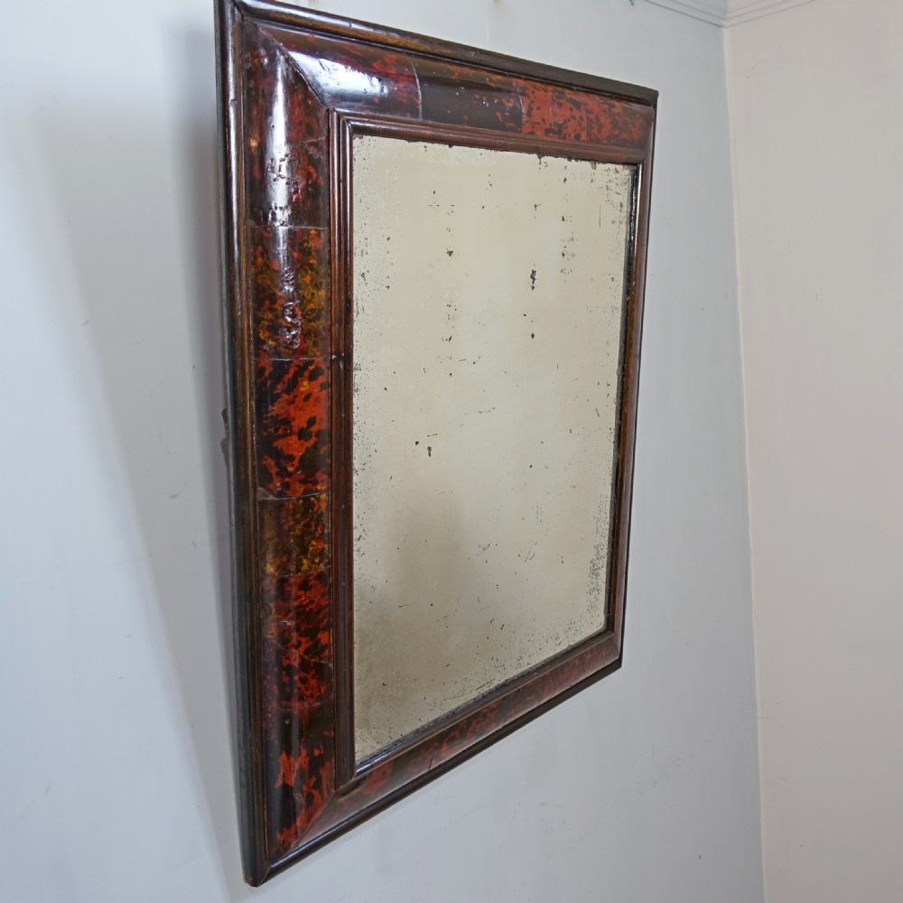 LARGE 18TH C TORTOISESHELL MIRROR View II